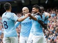 Aguero Hattrick, Man City Menang 6-1 atas Huddersfield