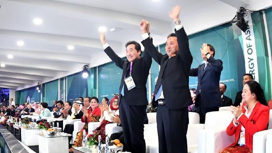 Dalam Asian Games kali ini, 58 atlet gabungan dari kedua Korea berpartisipasi pada cabang olah raga bola basket puteri, kano, dan dayung.