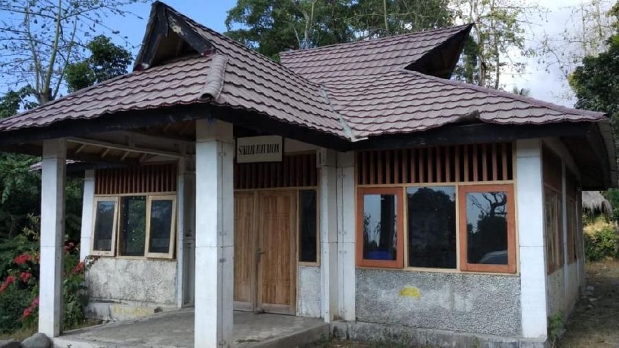 Rumah tahan gempa sudah dibangun di Lombok Utara.