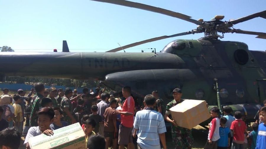 Lombok kembali diguncang gempa dengan kekuatan 6,9 SR dan mengakibatkan 10 orang tewas