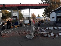Lombok Kembali Gempa, Sejumlah Ruas Jalan Retak Parah