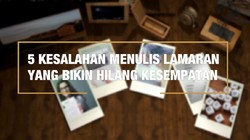 5 Kesalahan Menulis Lamaran yang Bikin Hilang Kesempatan