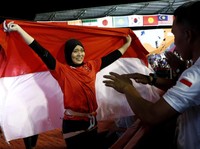 Pak Jokowi, Atlet RI Pecahin Rekor Dunia Panjat Tebing di RRC