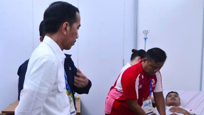 Anthony Ginting cidera saat melawan China di Final Asian Games 2018.