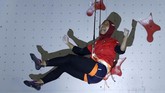 Masuknya Aries dan Puji Lestari (dalam foto) di final panjat tebing nomor speed putri jadi modal penting Indonesia Olimpiade 2020 di Tokyo, Jepang. (REUTERS/Edgar Su)