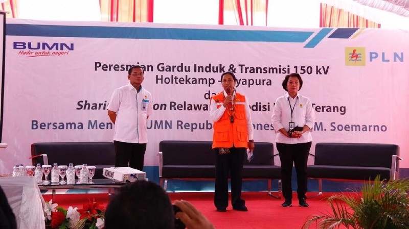 Pengoperasian tiga infrastruktur kelistrikan itu akan memperkuat sistem kelistrikan Papua sehingga bisa mendorong pertumbuhan ekonomi daerah.