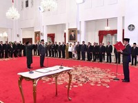Sah! Jokowi Lantik Mensos Agus Gumiwang Gantikan Idrus Marham