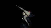 Dua penari yang mewakili kota Manizales, Kolombia, yaitu Valentin Arias Delgado dan Diana Franco Durango, tampil di babak final di Kejuaraan Dunia Tango di Buenos Aires, Argentina. (Reuters/Marcos Brindicci)