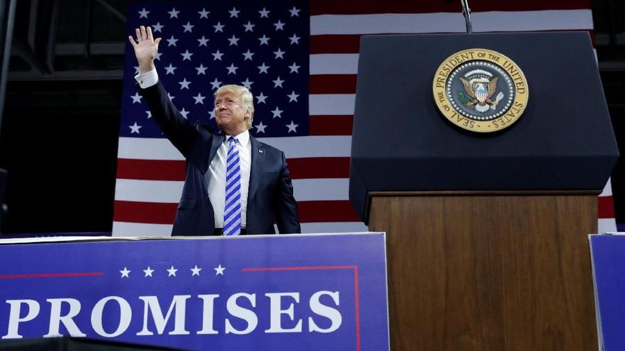 Wacana Impeachment Mengemuka, Trump 'Ancam' Pasar Saham