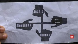 VIDEO: Muslim Rohingya Peringati Satu Tahun Operasi Militer