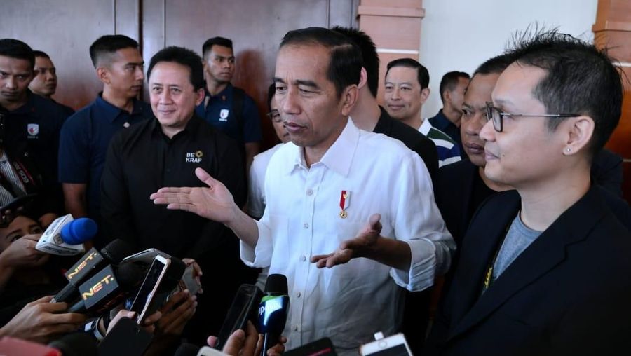 Jokowi memberikan tips memulai bisnis bagi milenial yang ingin menjadi wirausahawan muda.
