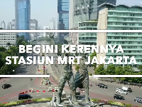 Kerennya Stasiun MRT Jakarta yang Mirip Singapura!