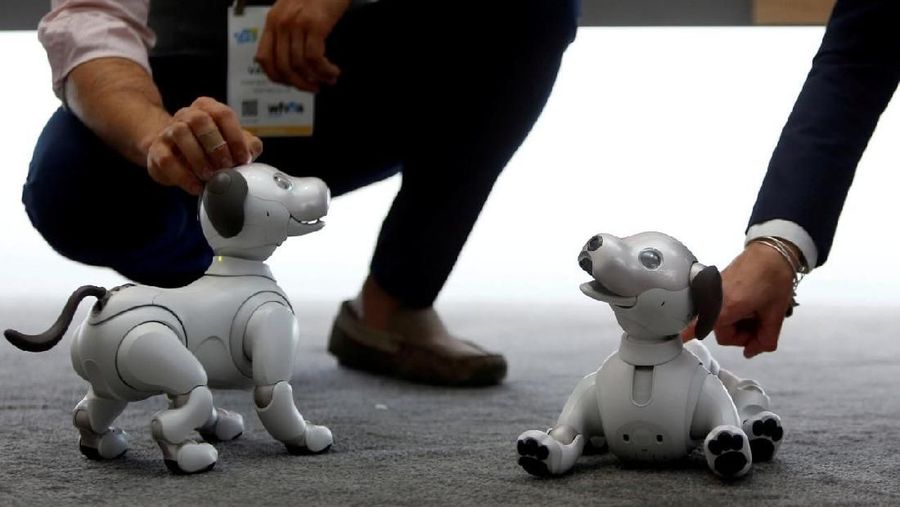 Anjing robot milik Sony, Aibo, pada musim libur akhir tahun ini bakal dilepas ke pasar Amerika Serikat (AS) dengan harga US$2.899.
