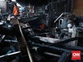 FOTO: Puing-puing Kolong Tol Lodan Usai Amukan Si Jago Merah