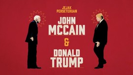 Jejak Perseteruan John McCain dan Donald Trump