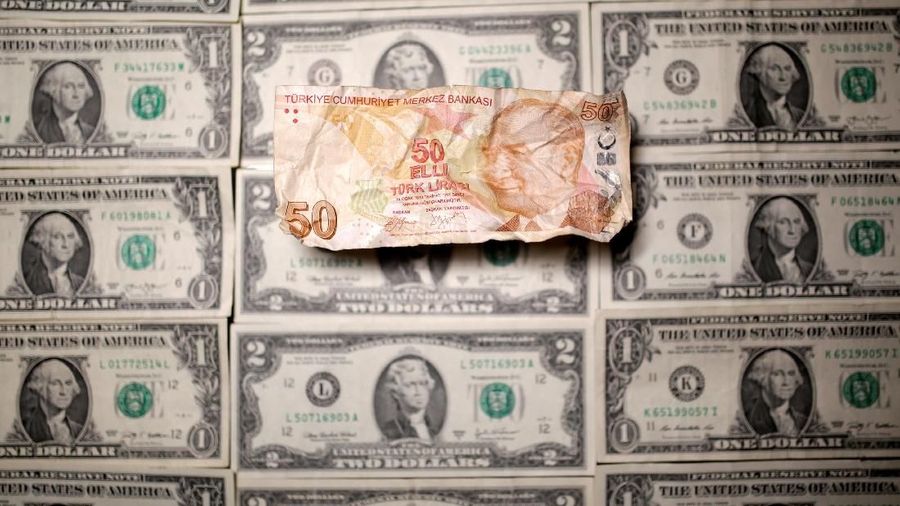 Lira terhadap dollar as