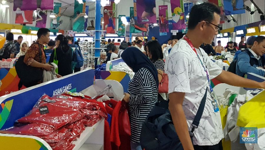 Laris manis merchandise Asian Games 2018
