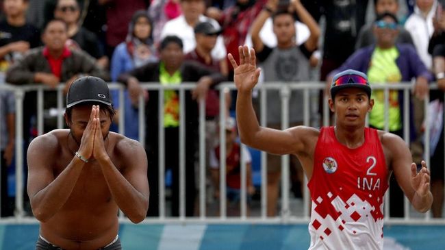 Voli Pantai Putra Raih Dua Medali Di Asian Games 2018