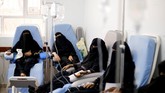 Setiap bulan, ada sekitar 600 pasien kanker baru. Namun, mereka hanya menerima US$1 juta dana bantuan. (Reuters/Khaled Abdullah)