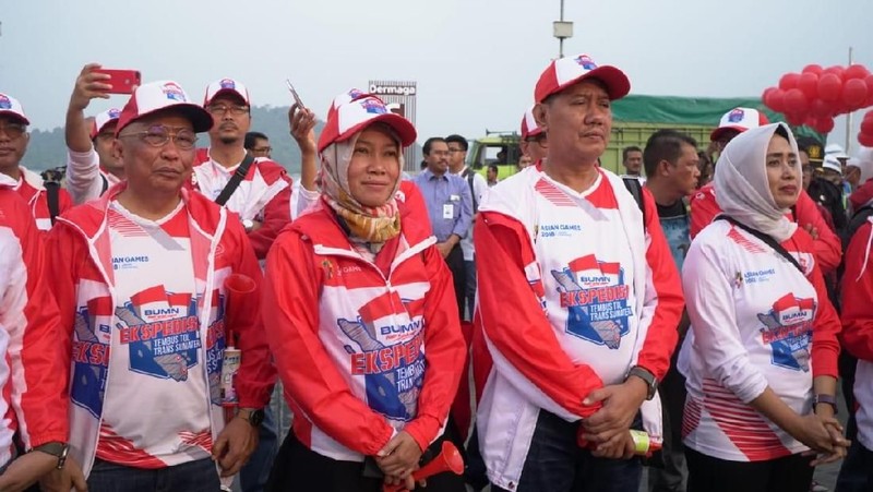 Kegiatan ini dilakasanakan untuk melakukan peninjauan pembangunan jalan tol trans Sumatera.