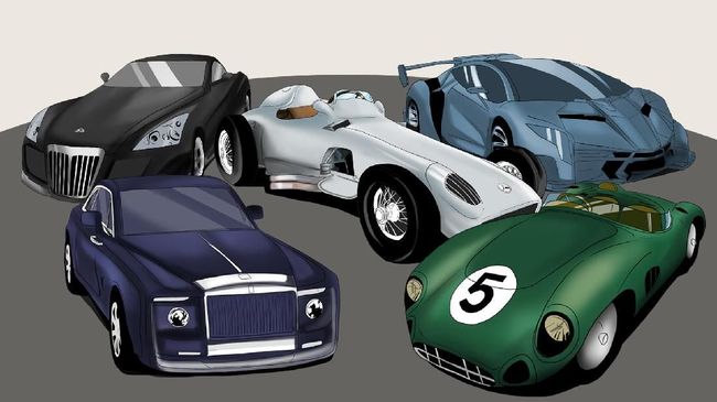 Ini Deretan Mobil Mewah Seharga Ratusan Miliar Rupiah