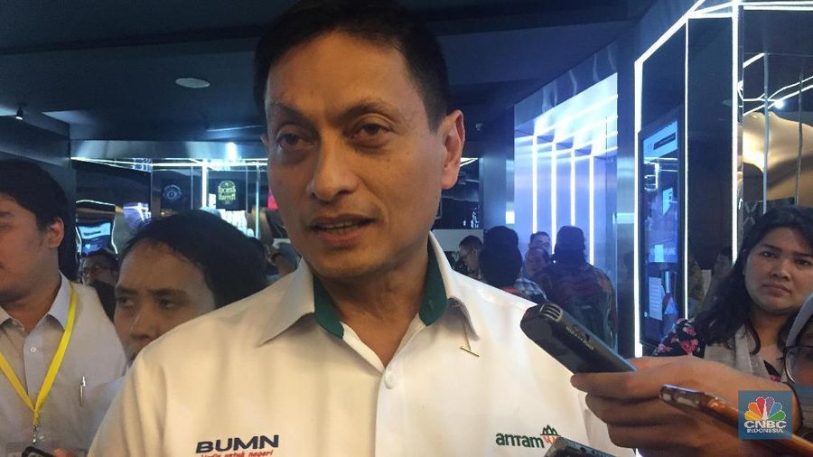 ANTM menargetkan produksi dan penjualan komoditas utama perseroan yakni feronikel, emas dan bijih bauksit naik signifikan.