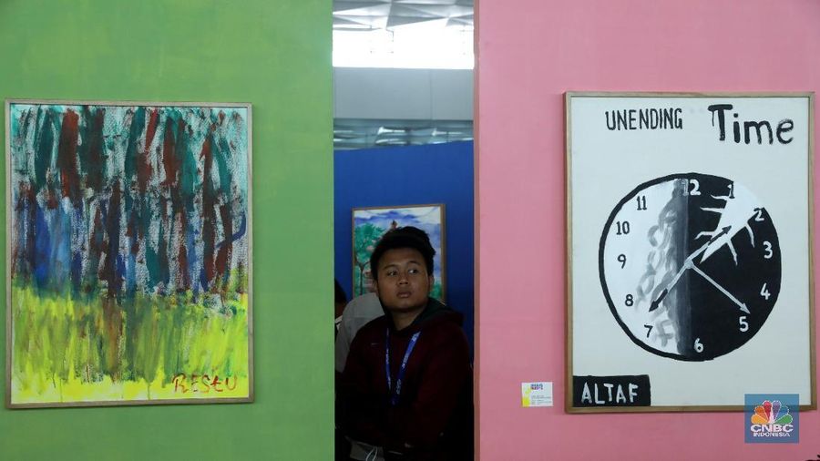 Pameran hasil karya seni ini akan dipamerkan selama 2 pekan di Terminal 3 Bandara Soekarno Hatta.