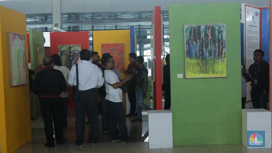 Pameran hasil karya seni ini akan dipamerkan selama 2 pekan di Terminal 3 Bandara Soekarno Hatta.
