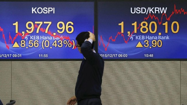 Indeks Kospi Korsel Ambruk 7%, Bursa Asia Suram Imbas Konflik Timteng