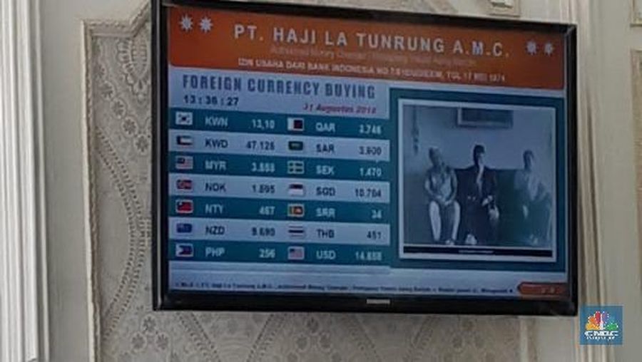 Kurs rupiah terus melanjutkan pelemahannya terhadap dolar Amerika Serikat (AS) saat ini.