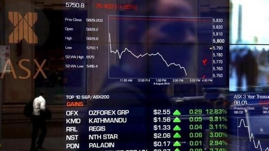 Bursa saham Australia dan Korea Selatan bergerak di zona merah pada sesi awal perdagangan hari Kamis (6/9/2018).