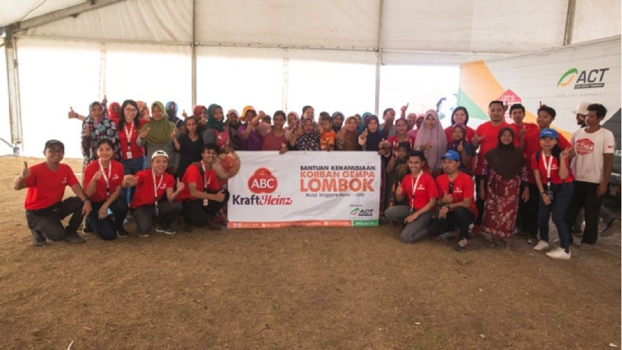 Kraft Heinz ABC menjelaskan telah memberikan paket bantuan untuk korban gempa Lombok.