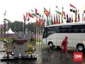 GBK Diguyur Hujan Jelang Upacara Penutupan Asian Games 2018