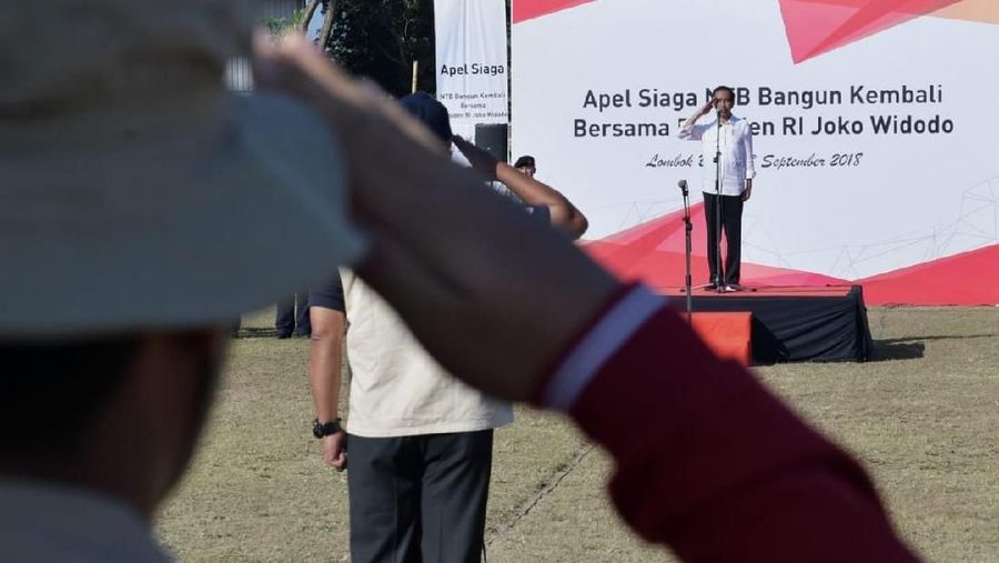 Presiden telah menyerahkan bantuan rekonstruksi sebanyak 5.293 rumah.