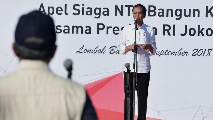 Presiden telah menyerahkan bantuan rekonstruksi sebanyak 5.293 rumah.