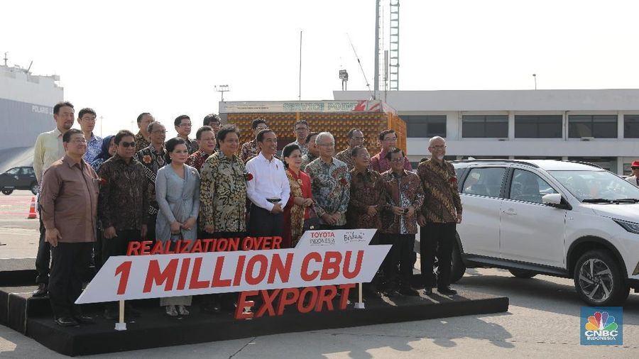 Toyota telah mencapai volume ekspor kendaraan mencapai angka lebih dari 1 juta unit.
