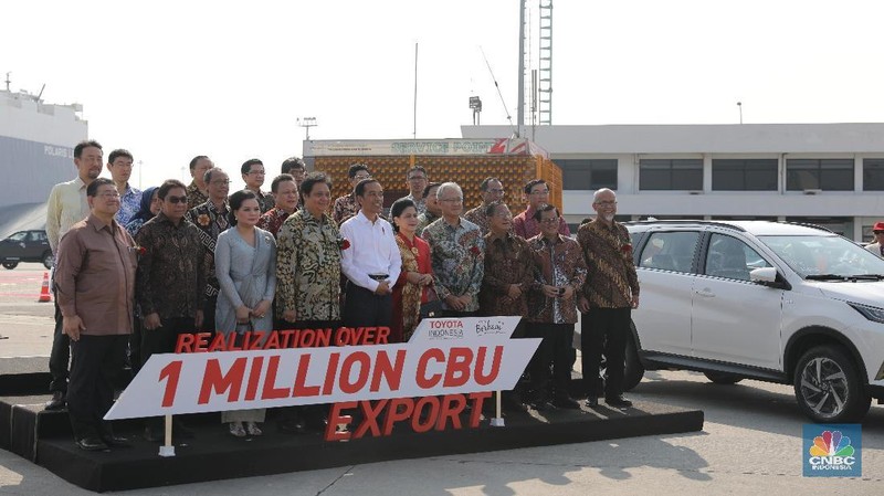 Toyota telah mencapai volume ekspor kendaraan mencapai angka lebih dari 1 juta unit.