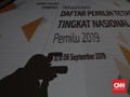 KPU Tetapkan Jumlah DPT Nasional Meski Bermasalah