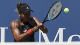 Menariknya, Naomi Osaka belum pernah bertemu pemain unggulan 10 besar dalam keberhasilannya melangkah ke babak empat besar. Madison Keys yang akan dihadapi di semifinal adalah pemain (AFP PHOTO / KENA BETANCUR)