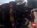 Istana Sebut Truk Brimob Kecelakaan Bukan Saat Kawal Jokowi