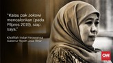 Khofifah Indar Parawansa, Gubernur Jawa Timur terpilih.