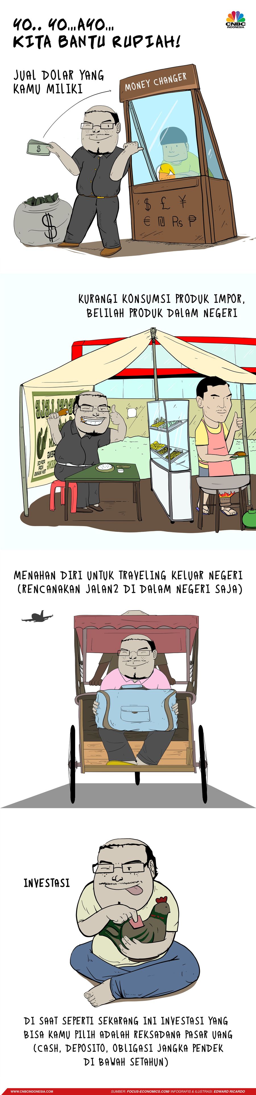 Berikut cara yang bisa dilakukan milenial untuk bantu kuatkan rupiah lawan dolar AS.