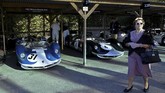 Pada tahun ini Goodwood Revival merayakan konsistensi acara selama dua dekade. (REUTERS/Toby Melville)