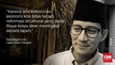 Sandiaga Uno, Bakal Calon Wakil Presiden.
