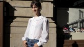 Kat McClanahan (23) berpose di Manhattan, New York, AS, 3 September 2018.