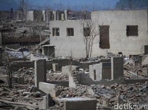 Kemunculan Kota Mati di Waduk Jatigede