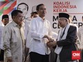 Gunakan Land Rover Kelap-kelip, Jokowi-Ma'ruf Tiba di KPU