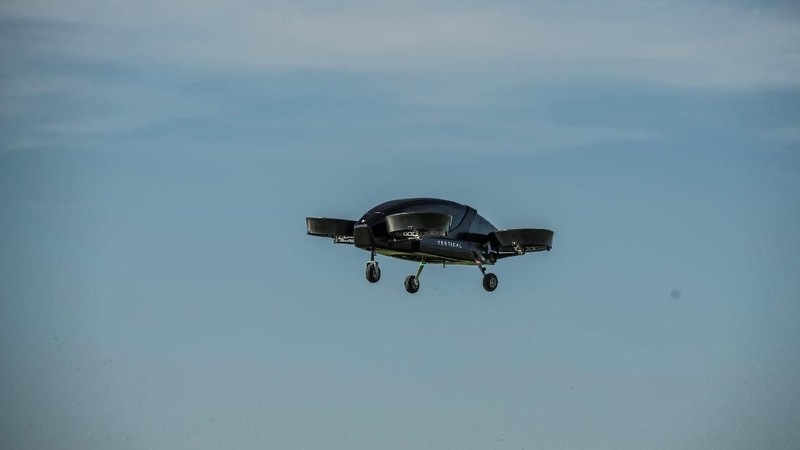 Aerospace Vertikal membangun taksi terbang bertenaga listrik yang mampu melakukan perjalanan hampir 200mph.
