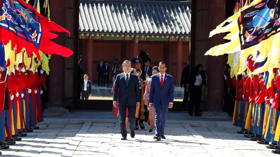 Presiden Joko Widodo tengah melakukan kunjungan kerja di Korea Selatan.