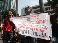 Lagi, Driver Taksi Online Gelar Demo Tolak Eksploitasi
